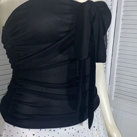 Vintage 90’s Sheer Double Layered Asymmetrical Fairycore Party Dress Size Small - Picture 2 of 13